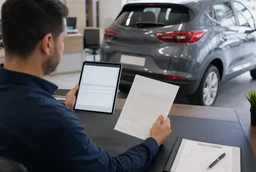 Profissional realizando licenciamento de veículo em Manacapuru.